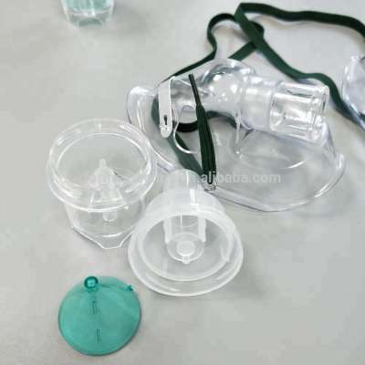 PVC Adult Nebulizer Mask Kit With Tubing By CE / ISO with mouth piece