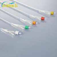 medical device 100% silicone 3-way foley catheter